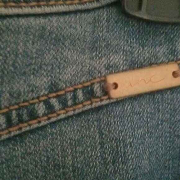 INC INTERNATIONAL CONCEPT Denim skirt size 4 - Picture 6 of 9